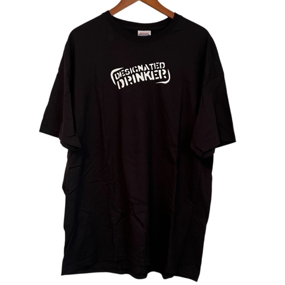 Men’s Black “Designated Drinker” T-Shirt - Picture 3 of 3